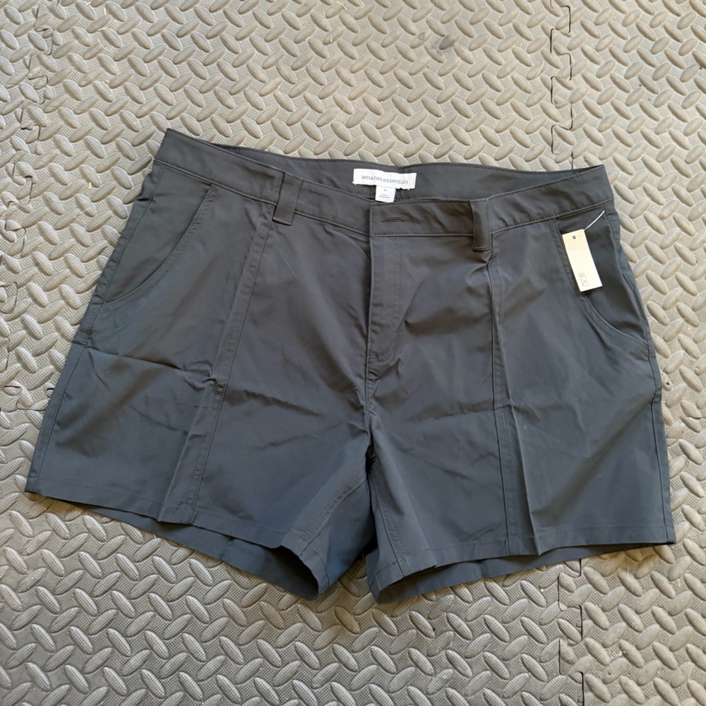 Amazon Essentials Women’s Black Athletic Shorts
